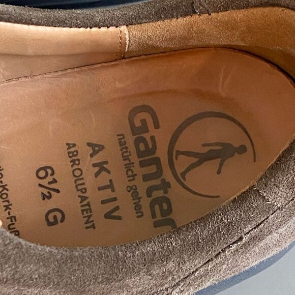 Ganter Womens GISA Brown Suede Zip Sneakers Sz 6.5G UK/ US 9 - Picture 3 of 7